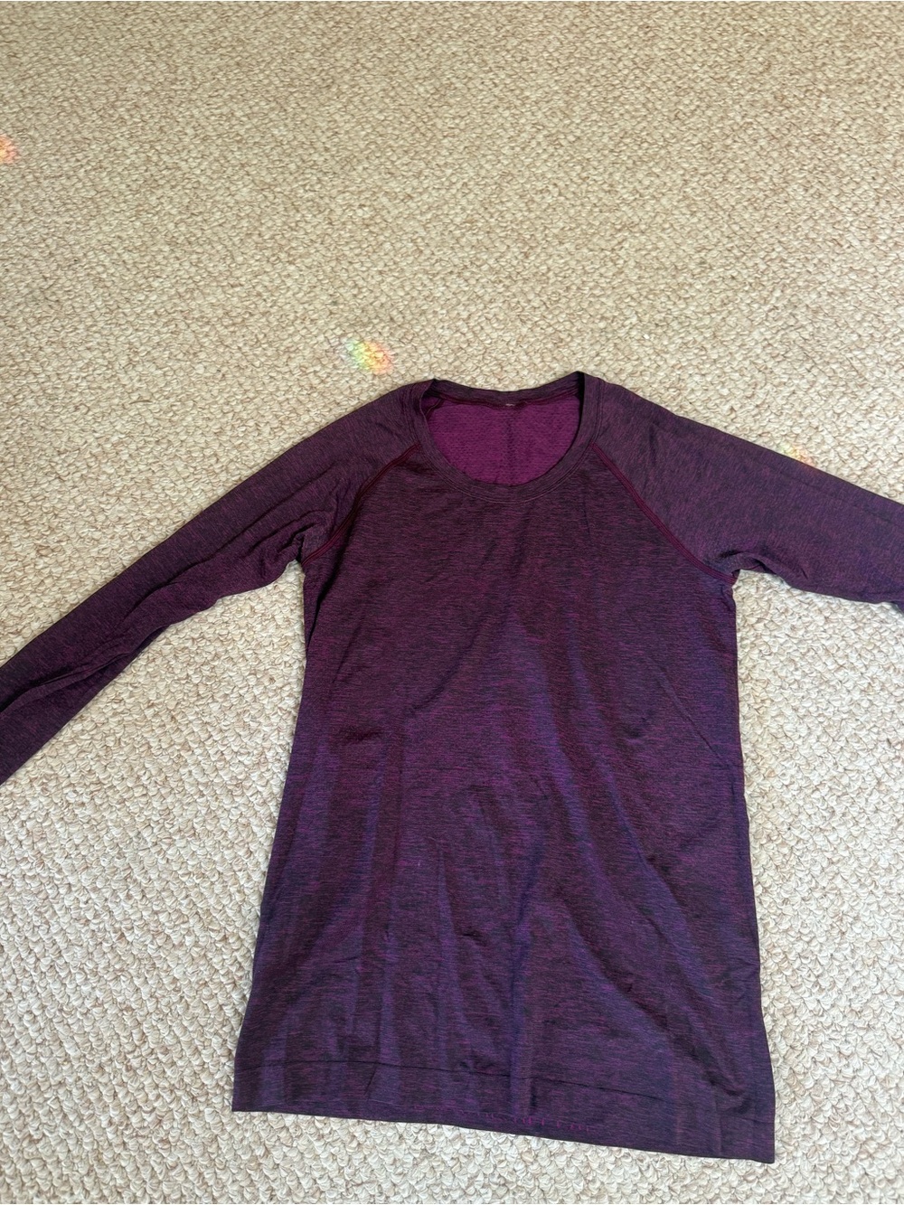 Lululemon Swiftly Tech Long Sleeve Plum